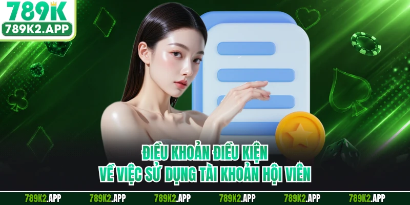 Điều khoản điều kiện về việc sử dụng tài khoản hội viên