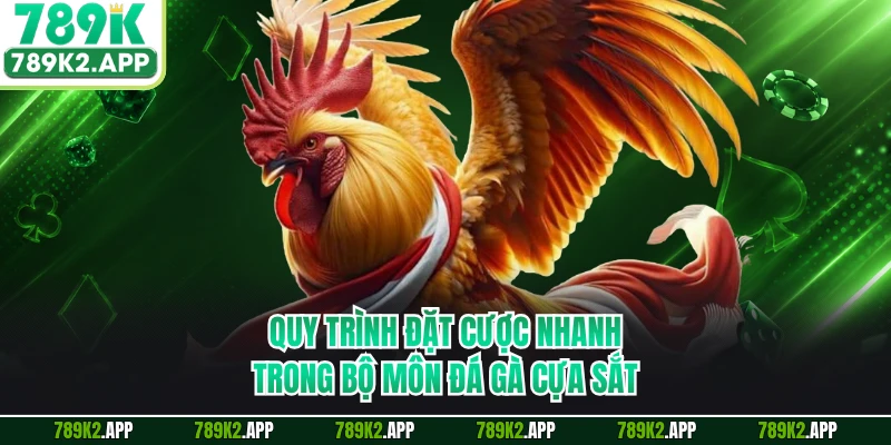 Quy trình đặt cược nhanh trong bộ môn đá gà cựa sắt